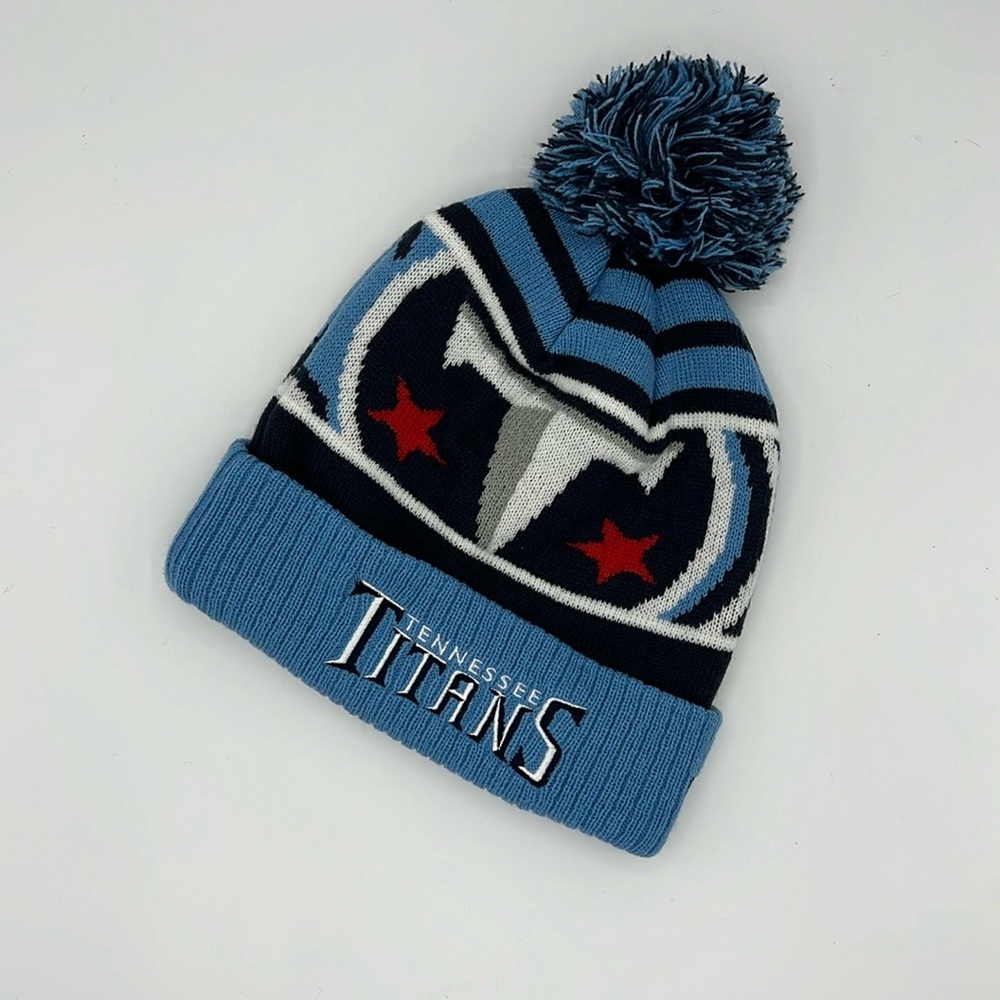 NFL Cuff Knit Hat with Pom - New Era - Titans